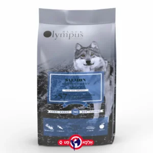 בלאק אולימפוס סלמון 12 ק''ג עם אורז חום, חלבון יחיד!