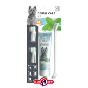 אמפטס סט משחת שיניים בטעם מנטה עם מברשת ואצבעונים 1 יחידות