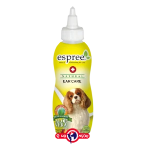 אספרי ESPREE נוזל ניקוי אוזניים צהוב לכלב 118 מ''ל