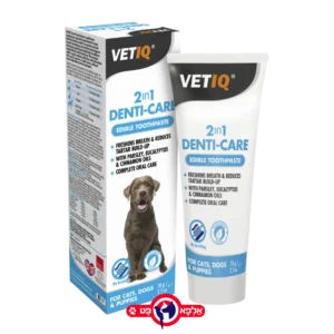 וט קיו משחת שיניים ללא צחצוח לכלב ולחתול 70 גרם 1 יחידות