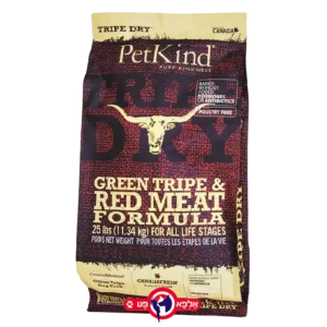 פטקיינד רד מיט (10 סוגי בשר) 11.3 ק''ג מצויין לגור, בוגר וקשיש PETKIND GOLD