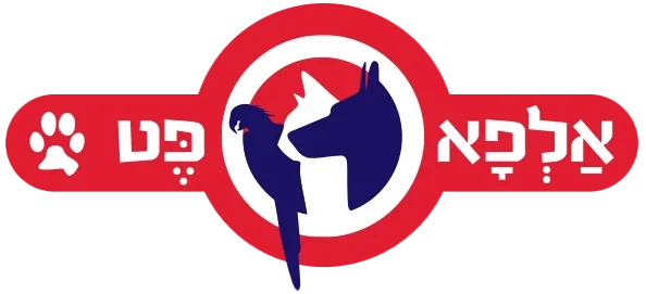 לוגו אלפאפט בצבעים אדום וכחול.