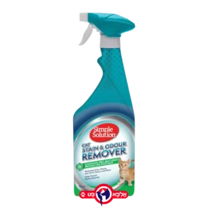 סימפל סולושן תרסיס אנזימטי מסיר ריח וכתמים לחתולים 750 מ"ל