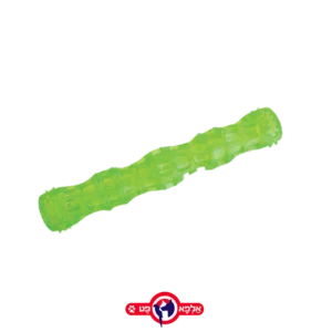 אמפטס מקל גומי ירוק מצפצף 27 ס''מ MPETS 1 יחידות