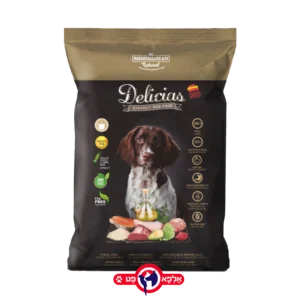 דלישס חטיף אילוף רך איכותי מאוד 70 אחוז בשר 1.5 ק''ג DELICIAS