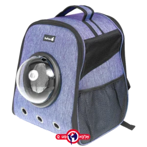 פטפרוג'קט תיק בועה לחתול נייבי 34*25*41 1 יחידות