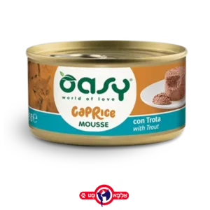 אואסי OASY מוס דג פורל שימור 85 גרם לחתול