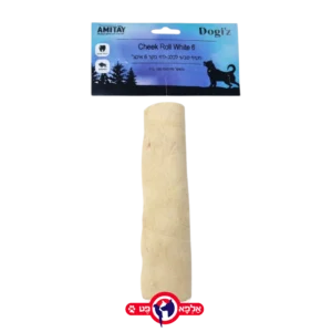 חטיף טבעי לחי בקר 13 ס''מ אמיתיי 1 יחידות - חטיפים טבעיים